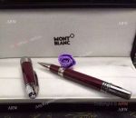 Replica MontBlanc John F Kennedy Special Edition Rollerball Pen Red & Silver clip